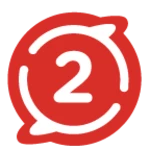 Logo of Talk2 android Application 